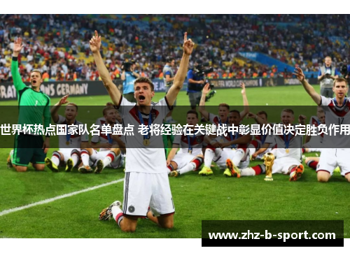 世界杯热点国家队名单盘点 老将经验在关键战中彰显价值决定胜负作用 世界杯热点国家队名单盘点 老将经验在关键战中彰显价值决定胜负作用